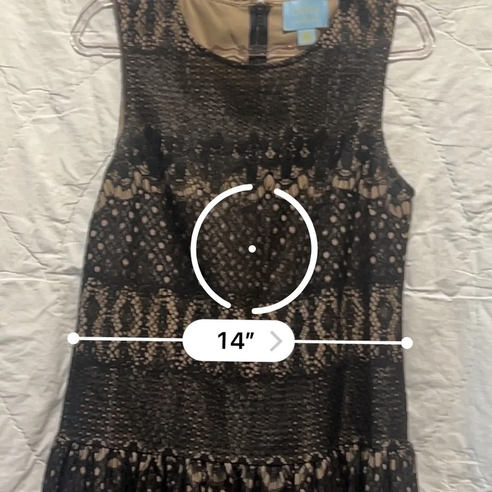 CeCe by Cynthia Steffe black lace dress 
size 4 - Picture 12 of 12